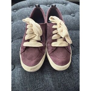 Sperry Purple‎ Canvas Sneakers Thick Laces #STS82618 Ladies Sz 9